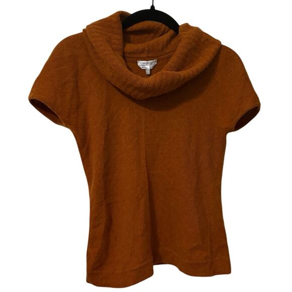 Max Mara Burnt Orange Wool Cashmere Knit Sweater Top Size Small - Picture 1 of 5